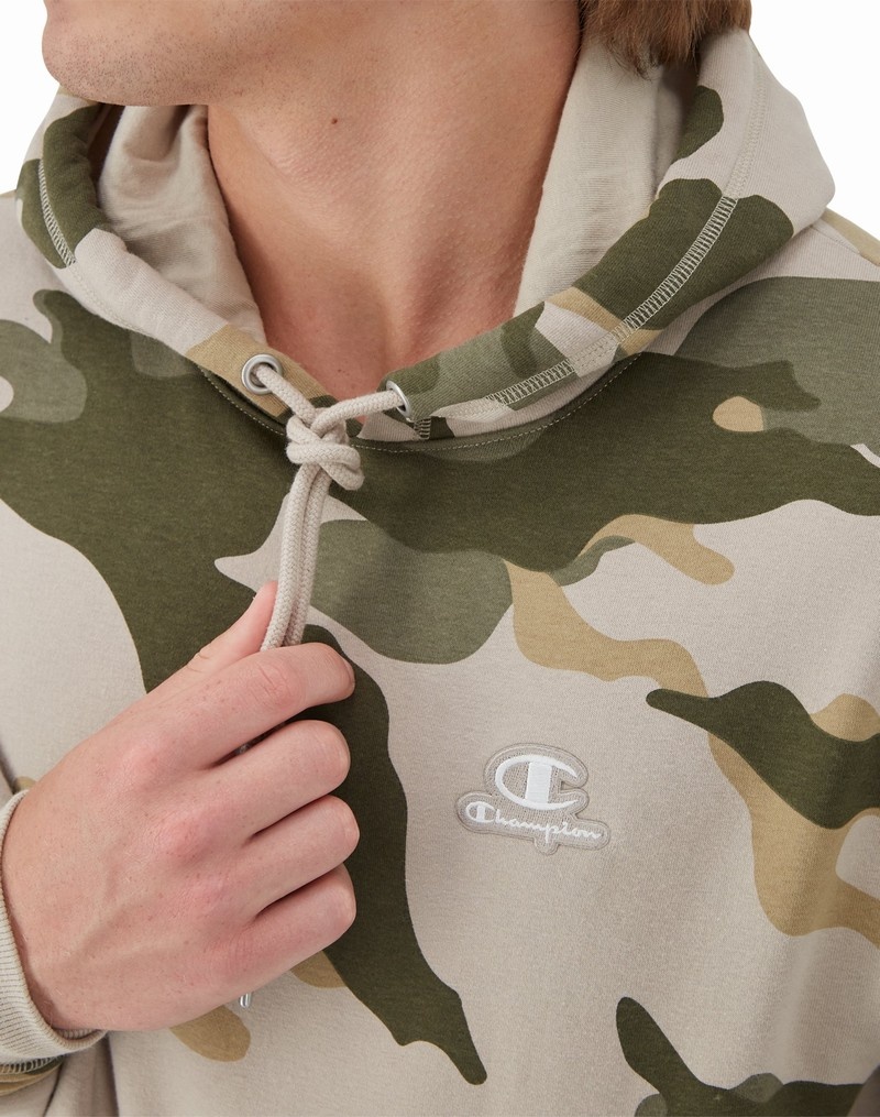 Men's Champio Camouflage Hoodie Camouflage | R8JE13