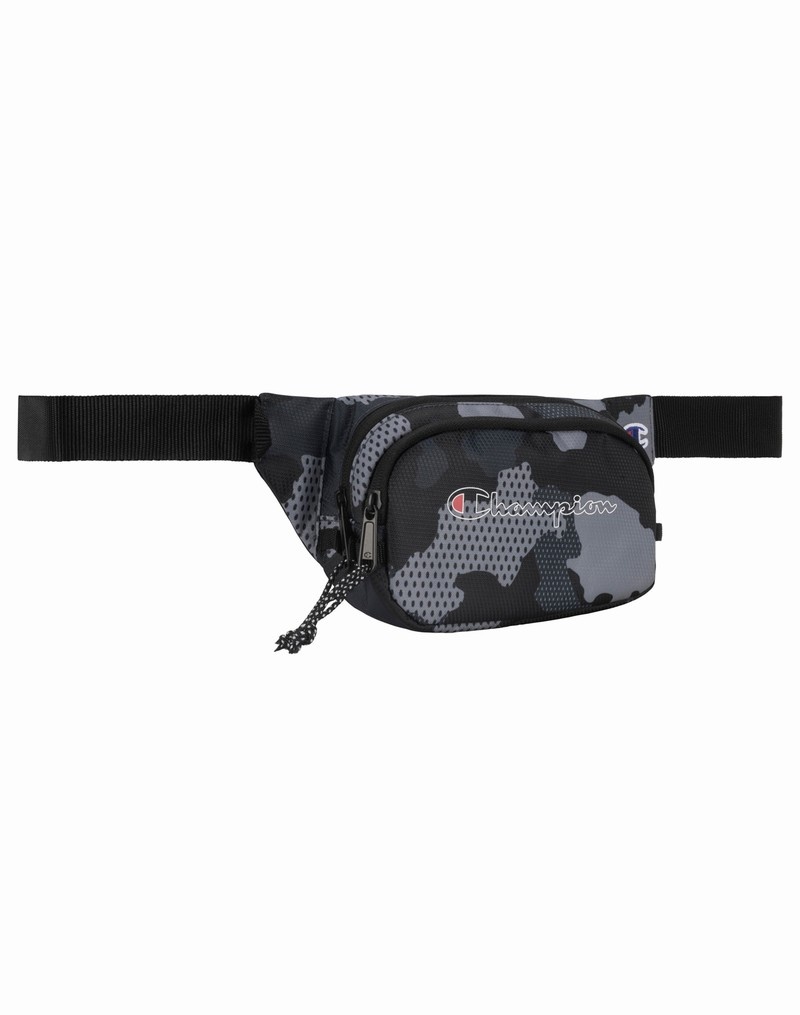 Men's Champio Center Belt Bags Black | X4OP87