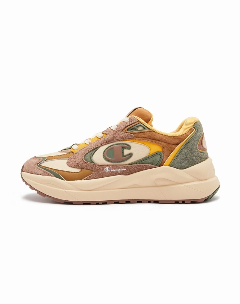 Men's Champio Champ Breaker 2.0 Sneakers Brown | K3BK88