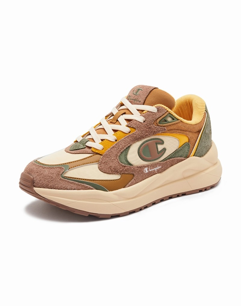 Men's Champio Champ Breaker 2.0 Sneakers Brown | K3BK88