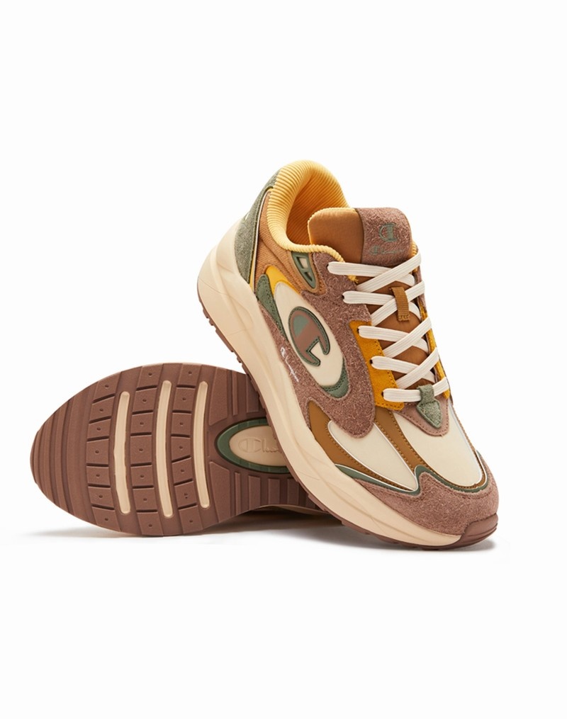 Men's Champio Champ Breaker 2.0 Sneakers Brown | K3BK88