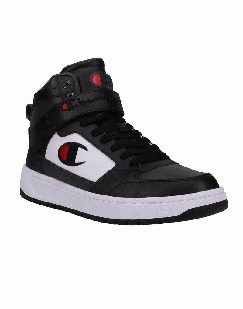 Men's Champio Drome Hi CB Sneakers Black | F2SZ40