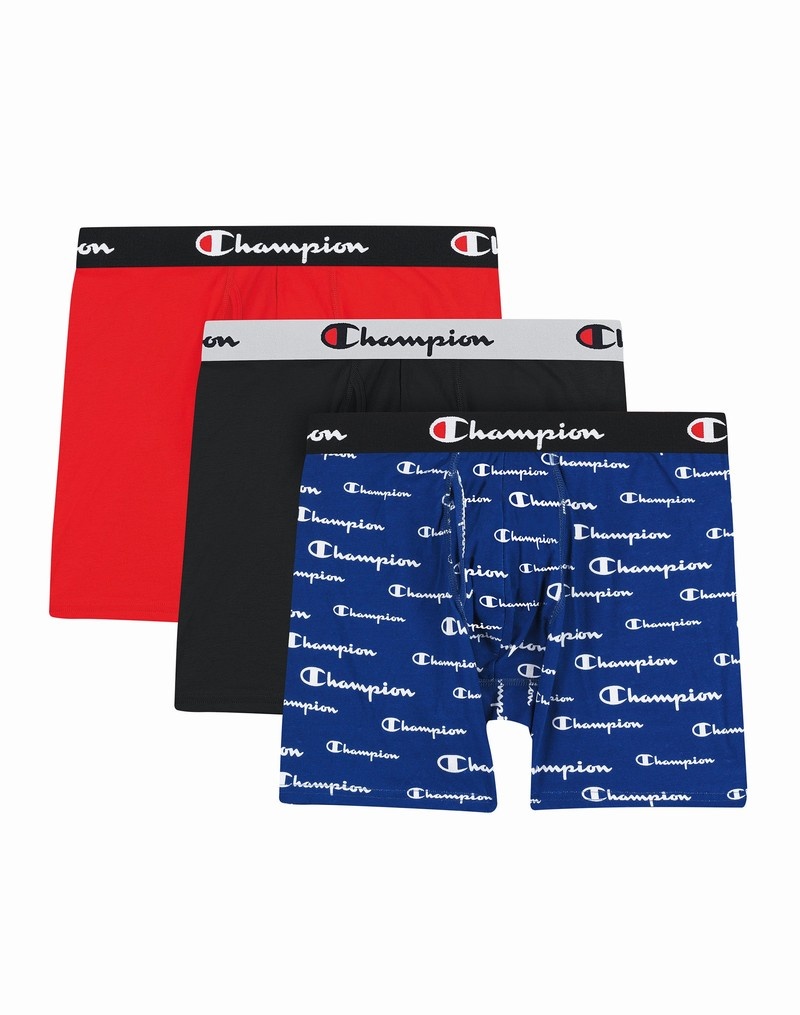 Men's Champio Everyday Comfort Pack Briefs Multicolor | T6IT49