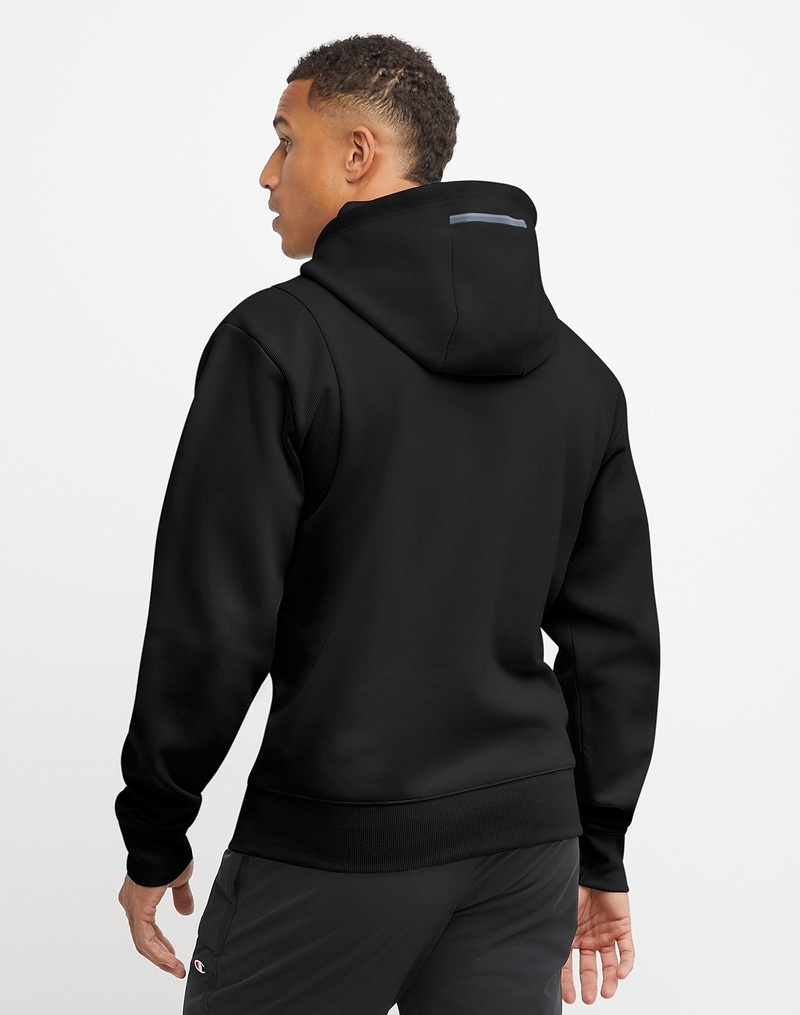 Men's Champio Flex Hoodie Black | A7KR71