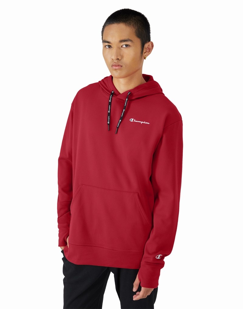 Men\'s Champio Game Day Hoodie Red | R0FC12