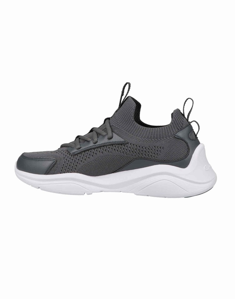 Men's Champio Legend Lo Lace Sneakers Grey | Z6TX71