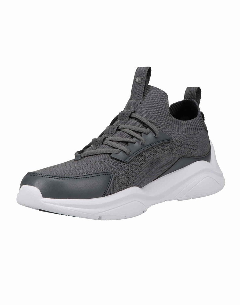 Men's Champio Legend Lo Lace Sneakers Grey | Z6TX71