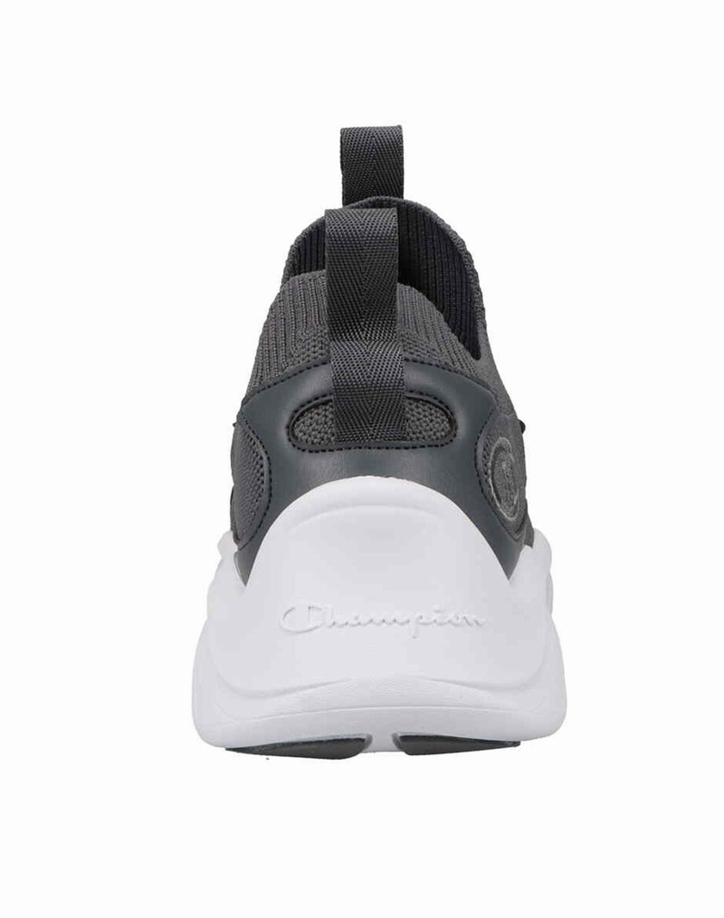 Men's Champio Legend Lo Lace Sneakers Grey | Z6TX71