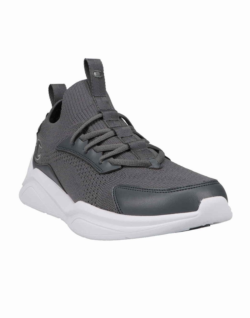 Men's Champio Legend Lo Lace Sneakers Grey | Z6TX71