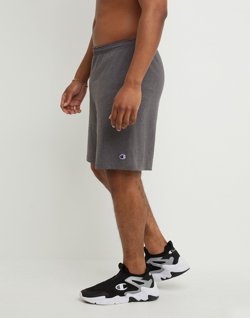 Men's Champio Lightweight Lounge Shorts Grey | T9RX78