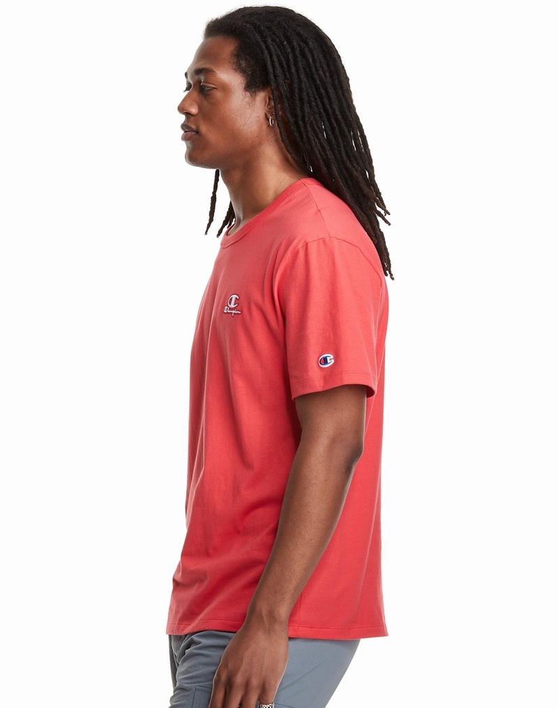 Men's Champio Lightweight T Shirts Red | T8GN02