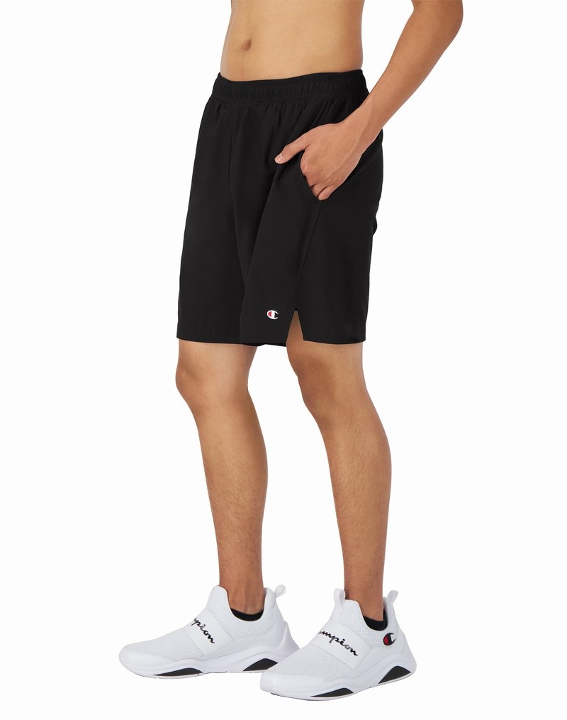 Men's Champio MVP with Total Support Pouch Shorts Black | Q8BE22