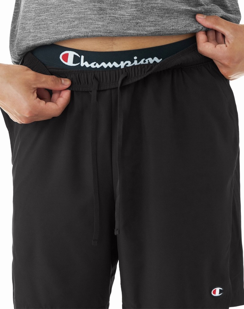 Men's Champio MVP with Total Support Pouch Shorts Black | Q8BE22