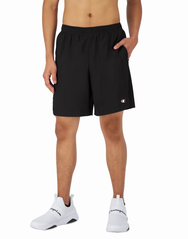 Men\'s Champio MVP with Total Support Pouch Shorts Black | Q8BE22