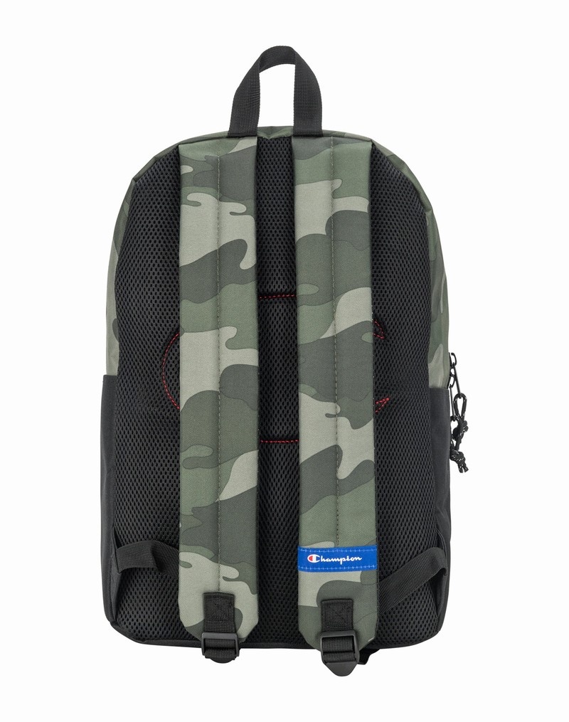 Men's Champio Manuscript Backpacks Green | X5KB95