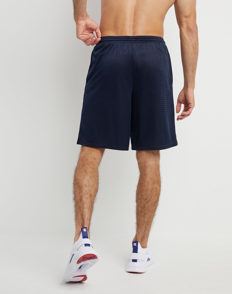 Men's Champio Mesh Shorts Navy | G3XY80