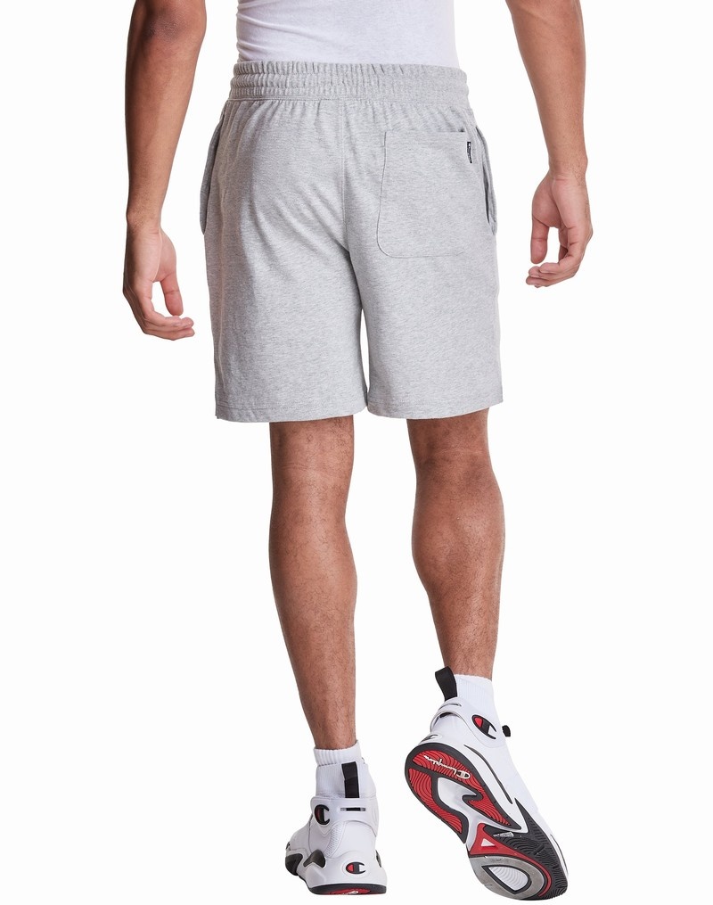 Men's Champio Middleweight Shorts Grey | W2XD97