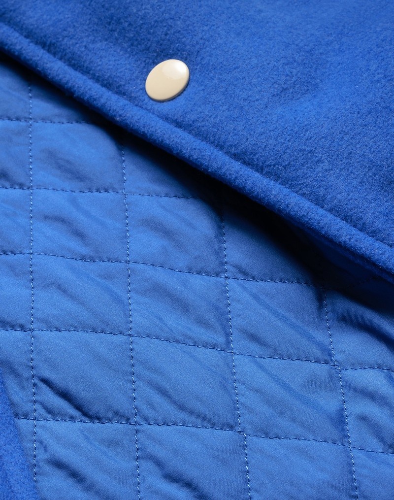 Men's Champio Premium Letterman Jackets Blue | E0HL22