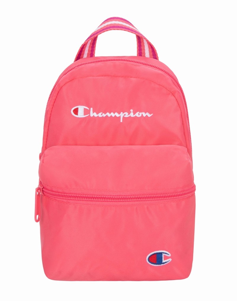 Men\'s Champio Qualifier Convertible Mini Backpacks Pink | H4WU65