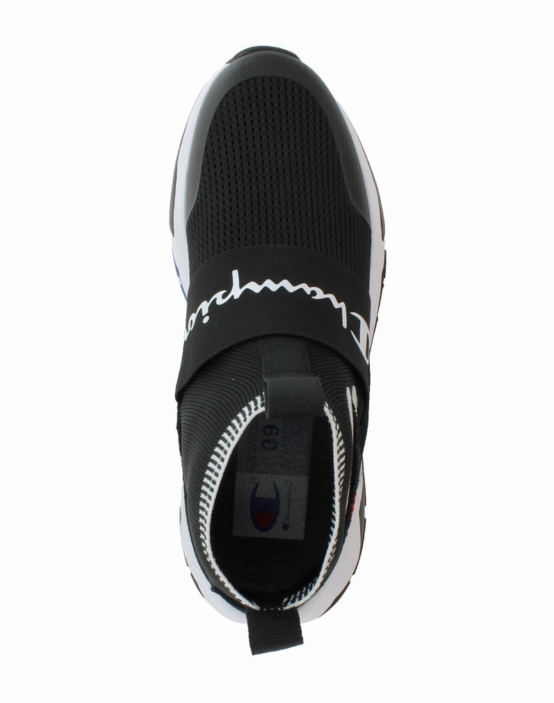 Men's Champio Rally Pro Sneakers Black | U9EG67