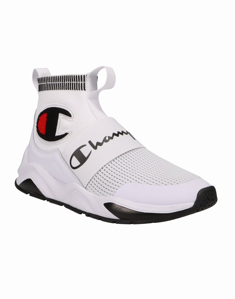 Men's Champio Rally Pro Sneakers White | J0VZ61