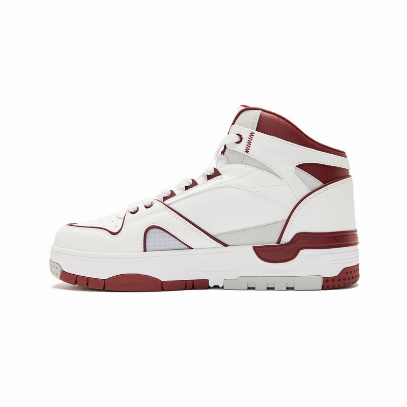 Men's Champio Retro Basketball Hi Sneakers White | P6GL40