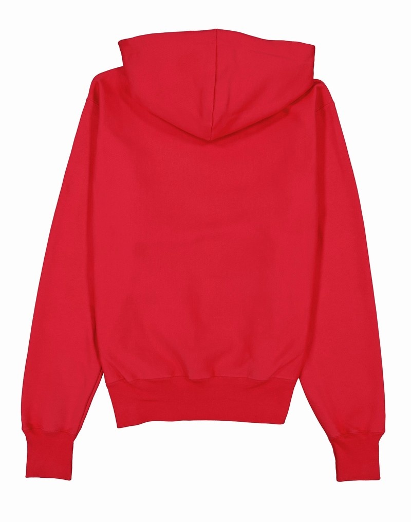 Men's Champio Reverse Weave Hoodie Red | H6RH48