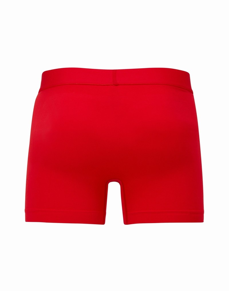 Men's Champio Seamless Briefs Red | B8TO08