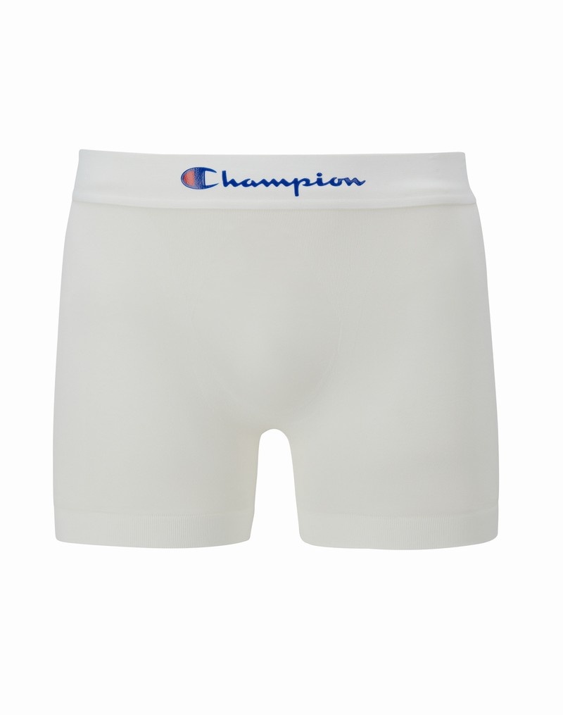 Men\'s Champio Seamless Briefs White | G5KR65