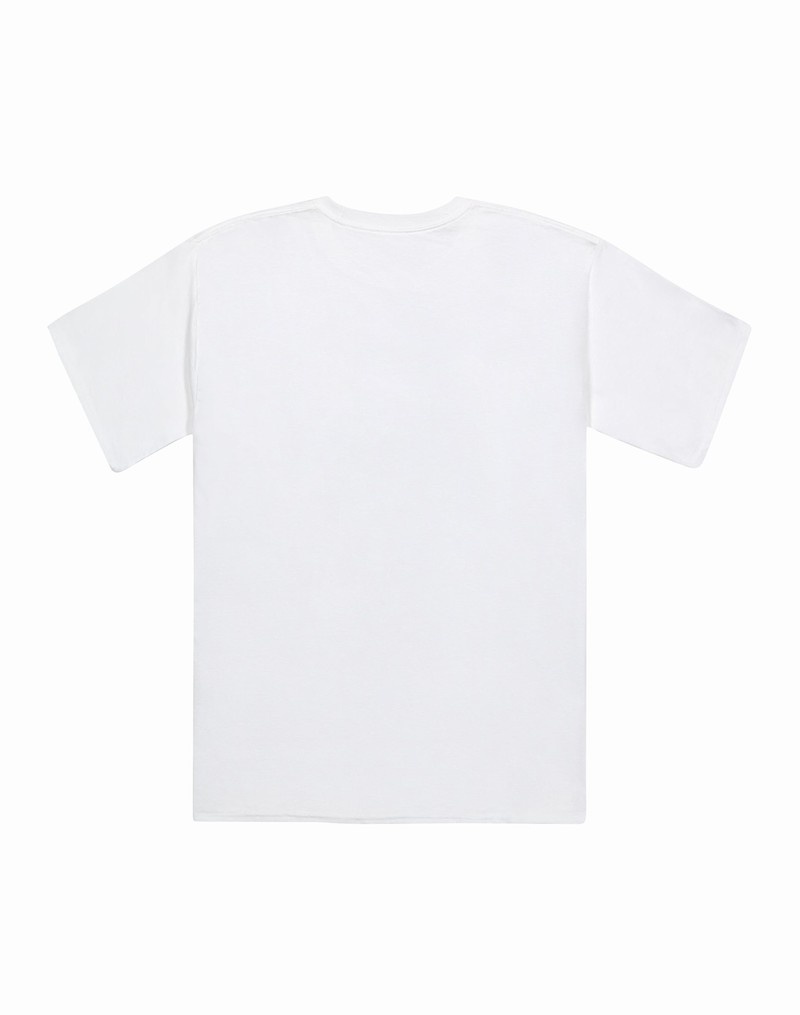 Men's Champio Short-Sleeve Graphic T Shirts White | V0ZN26