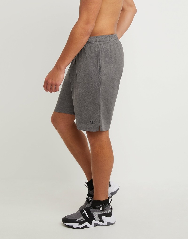 Men's Champio Sport Shorts Grey | Y5RK19