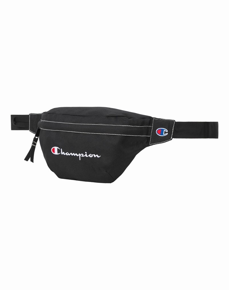 Men's Champio Uniform Fanny Belt Bags Black | K7JB20