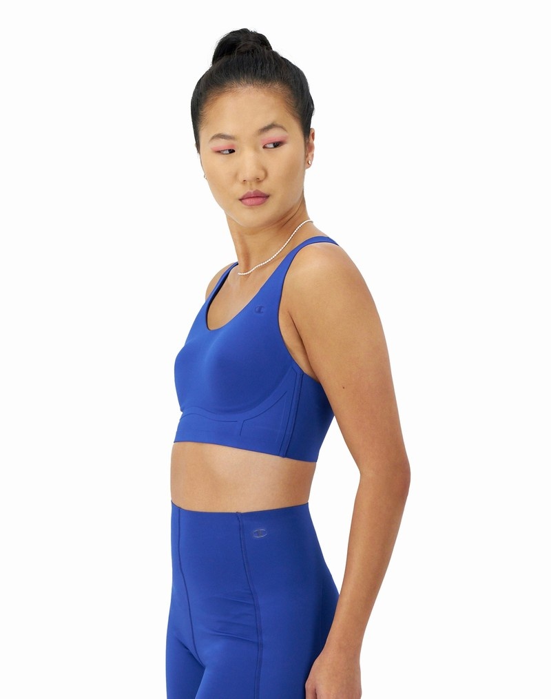 Women's Champio Absolute Lift Sports Bra Blue | X6SF49