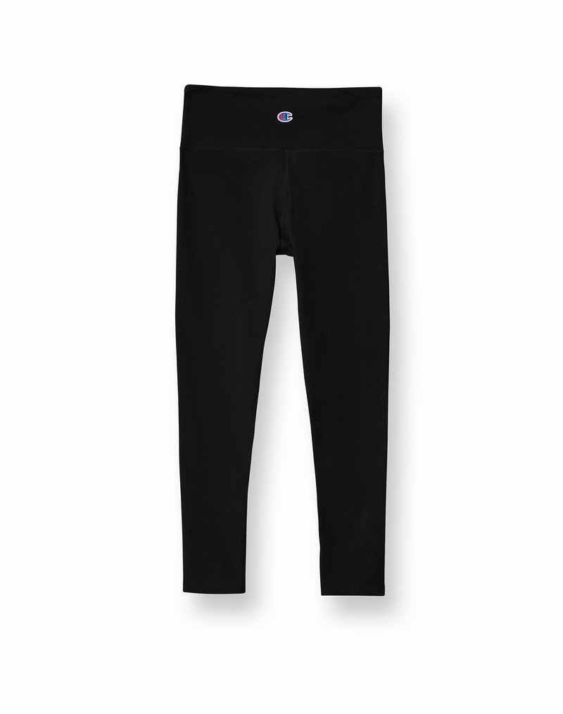 Women's Champio Authentic 7/8 Leggings Black | A2PP04