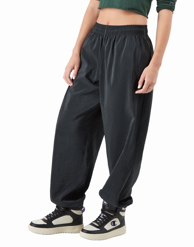 Women's Champio Balloon Pants Black | U2YN01