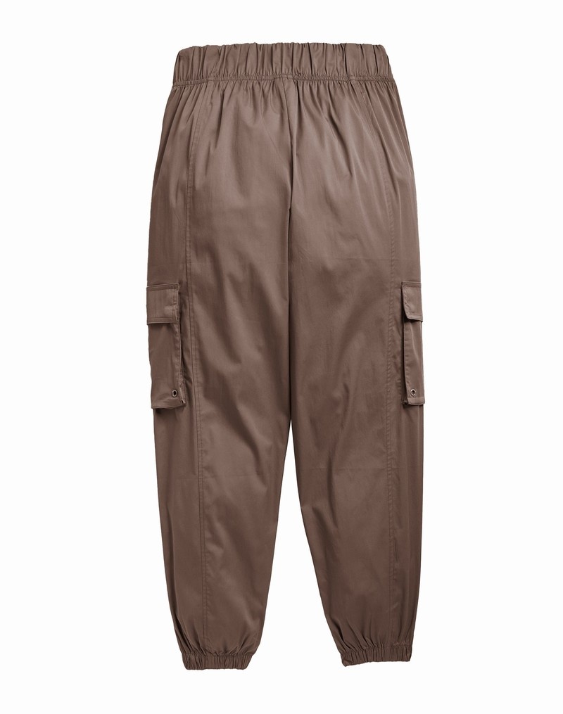 Women's Champio Cargo Pants Brown | P3IX49