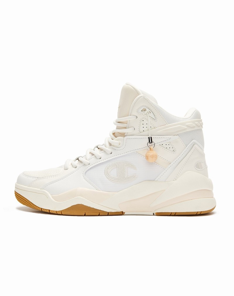 Women's Champio Champ '95 High-Top Sneakers White | E5WL15