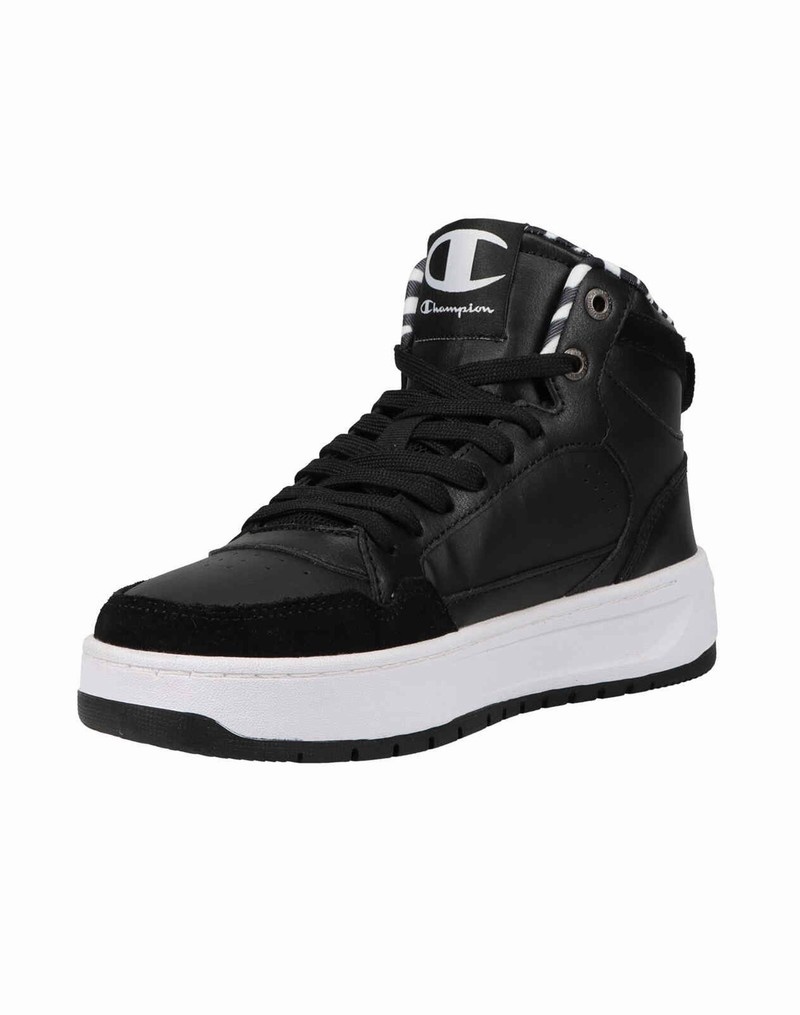 Women's Champio Drome Hi Sneakers Black | U2XR95