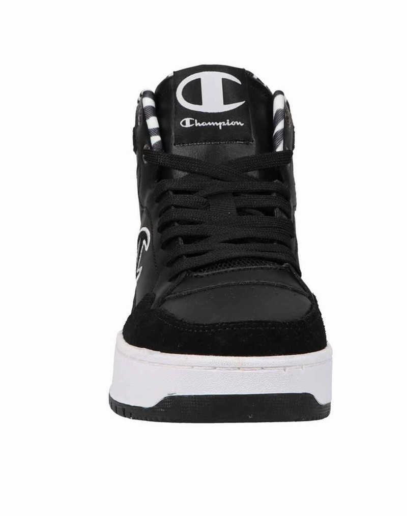 Women's Champio Drome Hi Sneakers Black | U2XR95