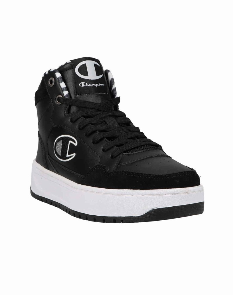 Women's Champio Drome Hi Sneakers Black | U2XR95