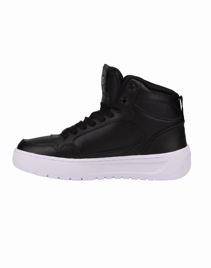 Women's Champio Drome Hi Sneakers Black | A9ZF98