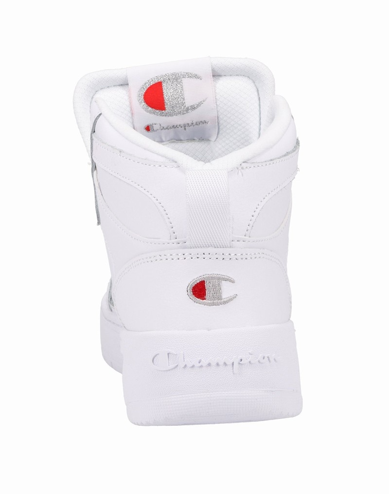 Women's Champio Drome Hi Sneakers White | C3MD28