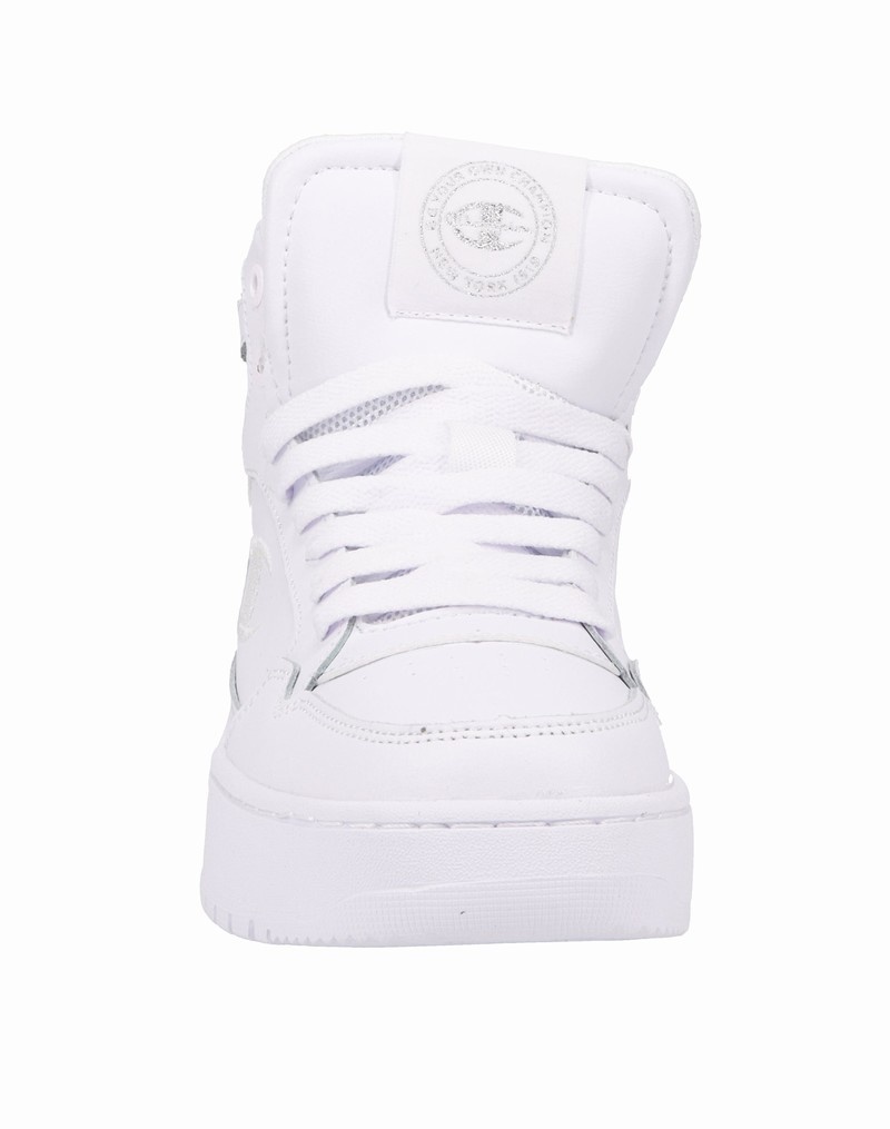 Women's Champio Drome Hi Sneakers White | C3MD28