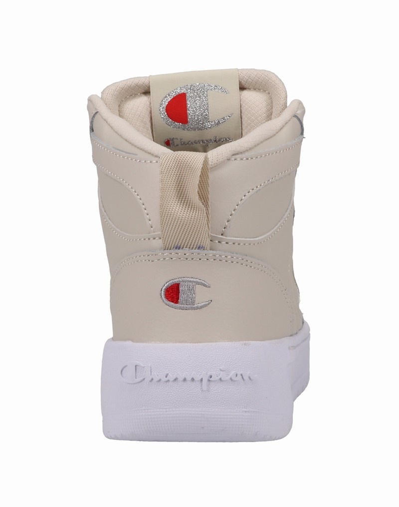 Women's Champio Drome Hi W Sneakers Beige | G5UR25