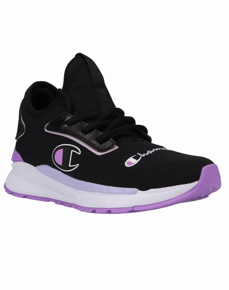 Women's Champio Flexer Clear Sneakers Black | I2UJ17