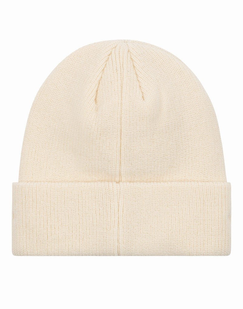 Women's Champio Luxe Athletic Cuff Beanie Beige | S3RO39