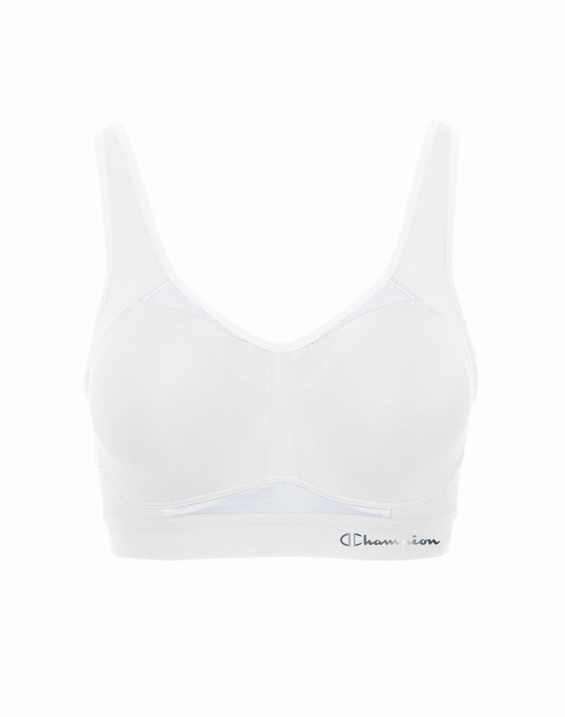 Women's Champio Motion Control Bras White | Q9ER01