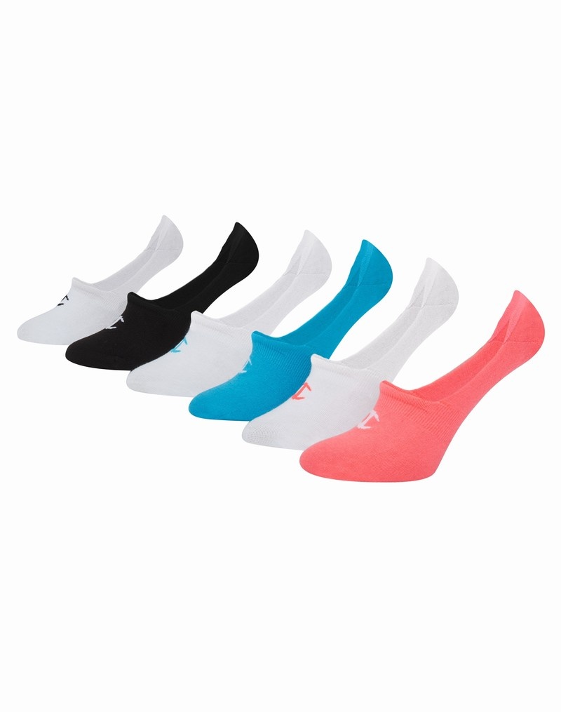 Women\'s Champio Performance Invisible Liner Socks White | J7OS66