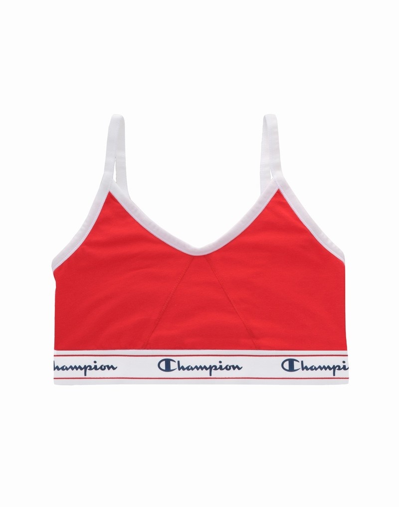 Women\'s Champio Powerblend Bras Red | Z4IO21