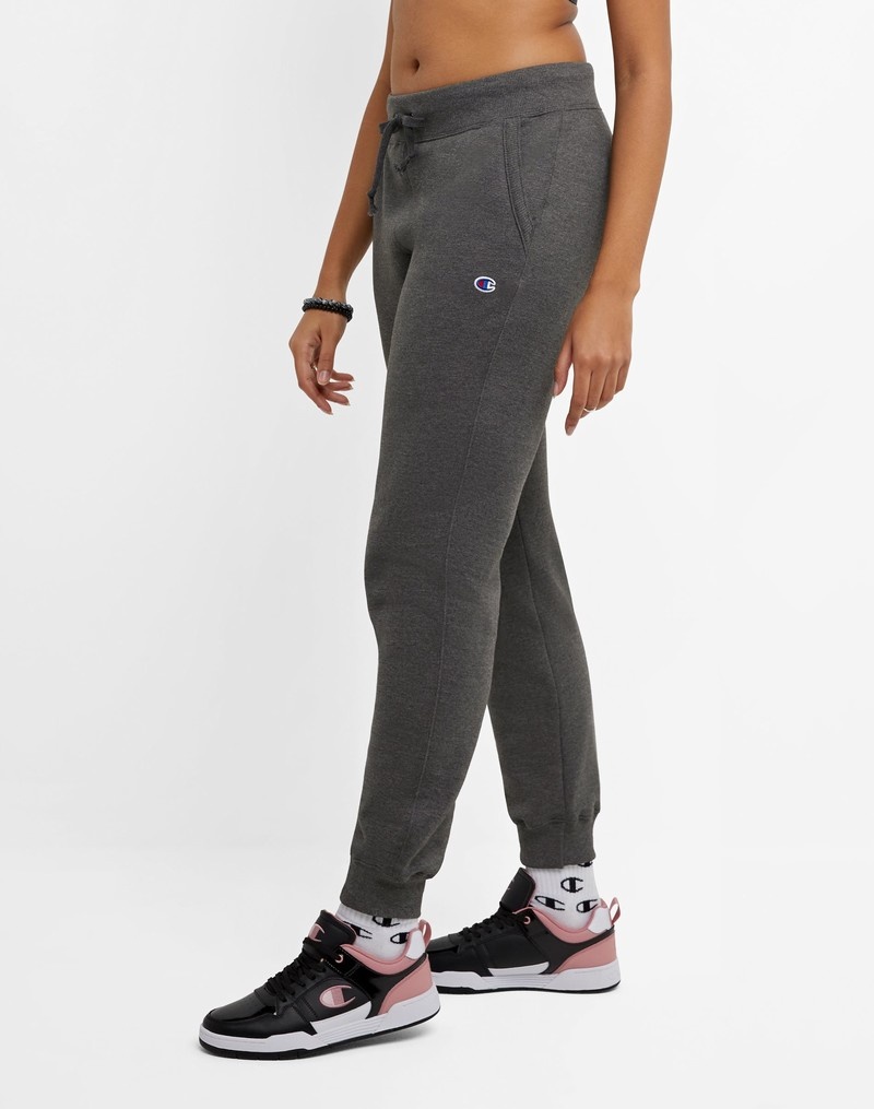 Women's Champio Powerblend Joggers Grey | Z0QK77